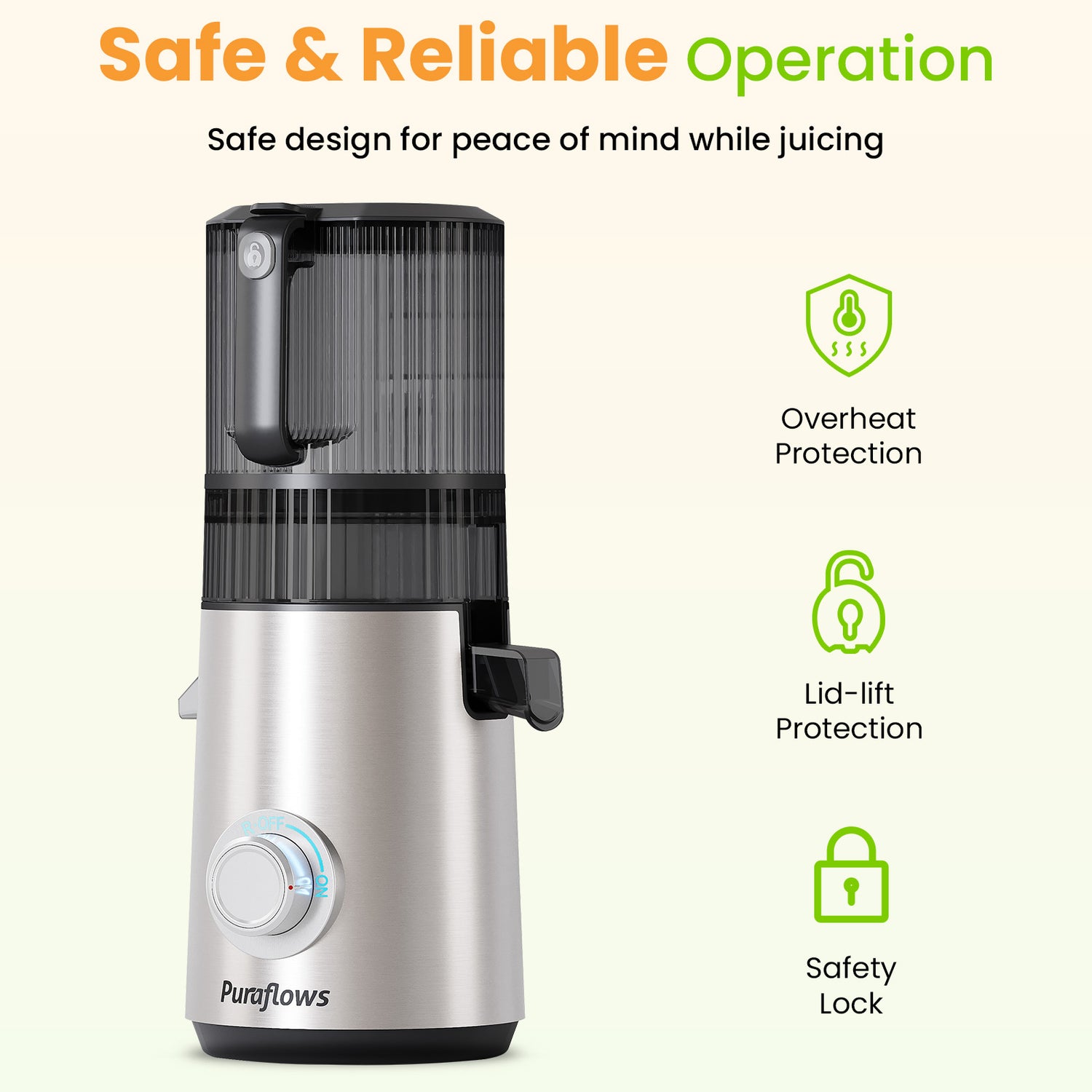 Puraflows Auramist Cold Press Juicer